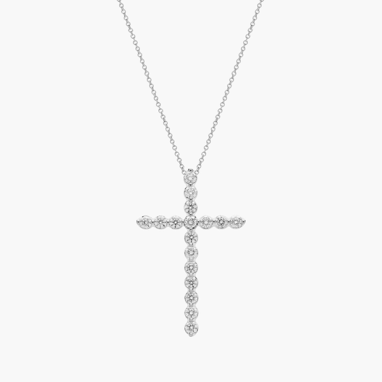 Подвеска-крест с бриллиантами из белого золота 14 карат (2 карата) Blue Nile
Подвеска-крест с бриллиантами из белого золота 14 карат (2 карата) Blue Nile