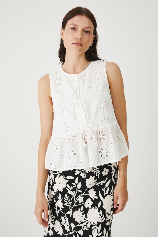 Хлопковая блузка Medicine, белый
Хлопковая блузка Medicine, белый