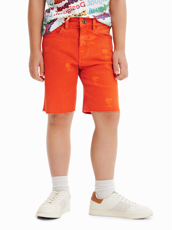 Джинсовые шорты стандартного кроя Desigual, коричневый
Джинсовые шорты стандартного кроя Desigual, коричневый