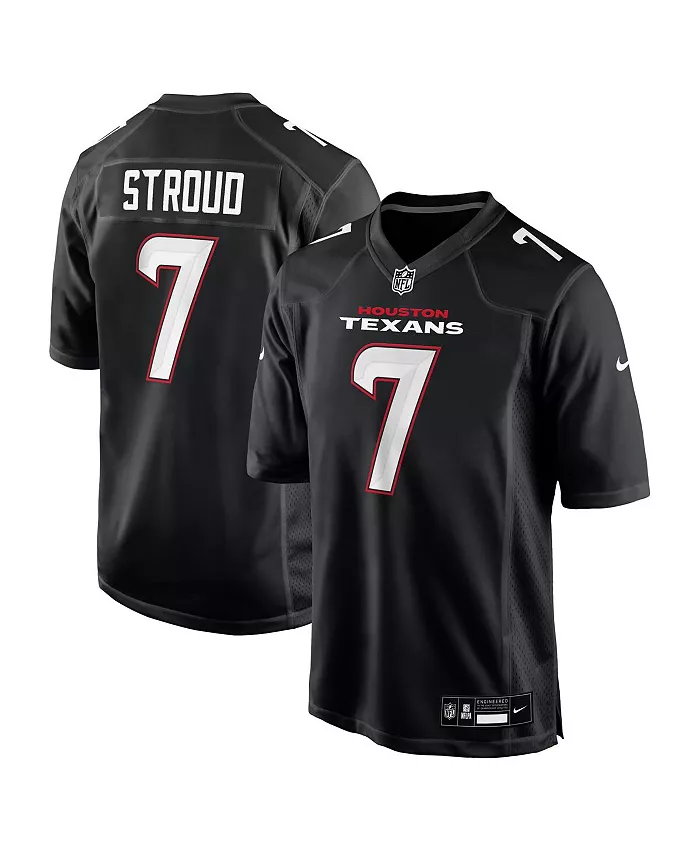 Мужская модная футболка Houston Texans Carbon Black C.J. Stroud Nike
Мужская модная футболка Houston Texans Carbon Black C.J. Stroud Nike