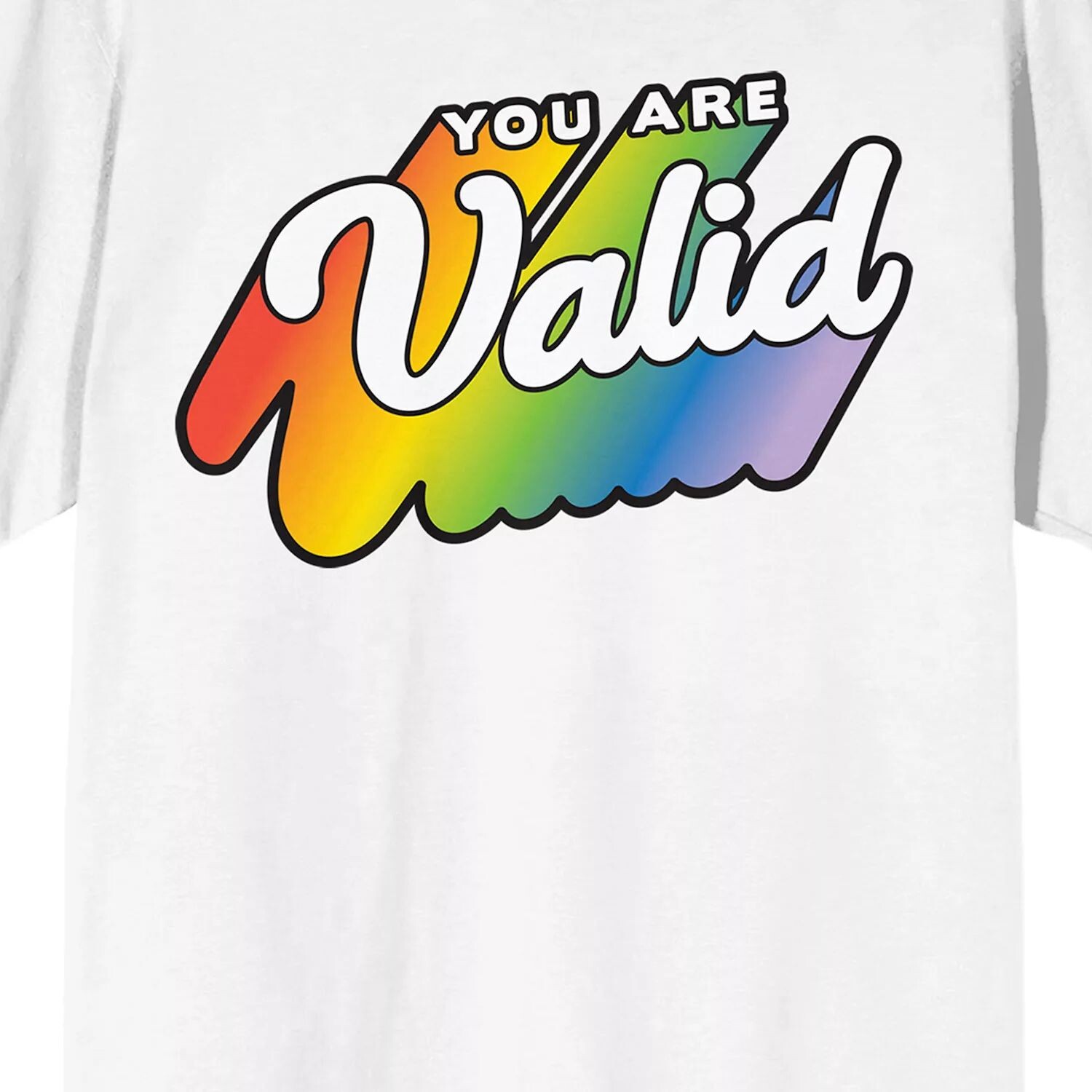 Мужская футболка Pride You Are Valid Licensed Character
Мужская футболка Pride You Are Valid Licensed Character