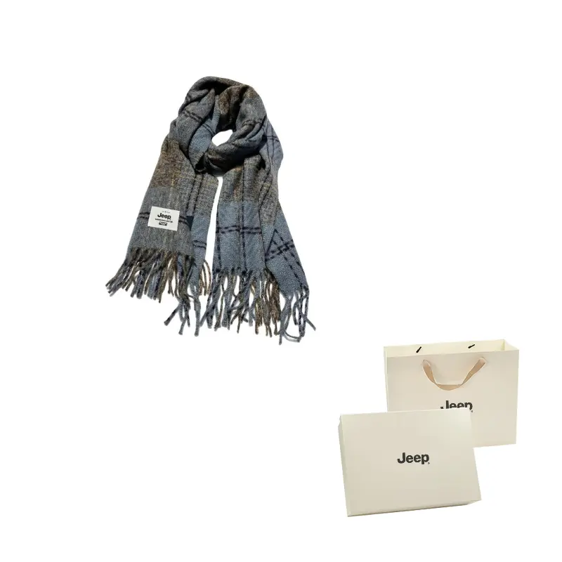 Вязаный шарф Unisex Jeep, синий
Вязаный шарф Unisex Jeep, синий