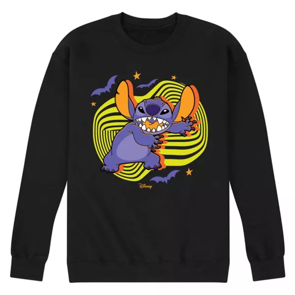 Мужская флисовая кофта Lilo & Stitch с волнистыми летучими мышами и звездами Disney, черный
Мужская флисовая кофта Lilo & Stitch с волнистыми летучими мышами и звездами Disney, черный