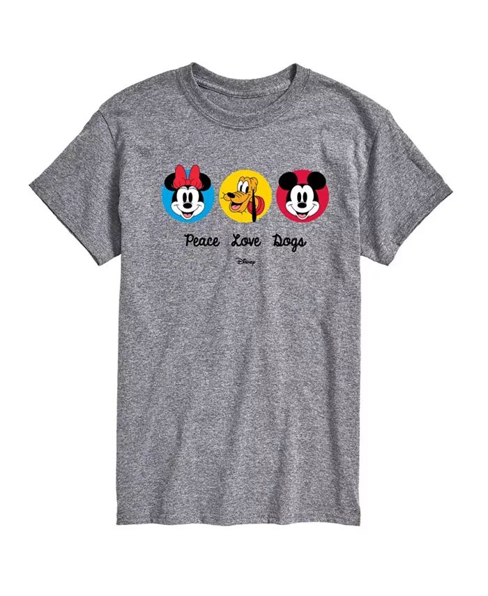 Мужская футболка с коротким рукавом Disney Mickey Peace Love Dogs AIRWAVES, серый
Мужская футболка с коротким рукавом Disney Mickey Peace Love Dogs AIRWAVES, серый