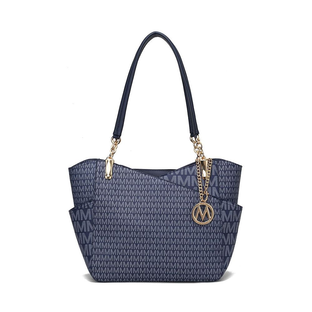 Mkf Collection Jules M Женская большая сумка из веганской кожи с логотипом от Mia K MKF Collection, темно-синий
Mkf Collection Jules M Женская большая сумка из веганской кожи с логотипом от Mia K MKF Collection, темно-синий