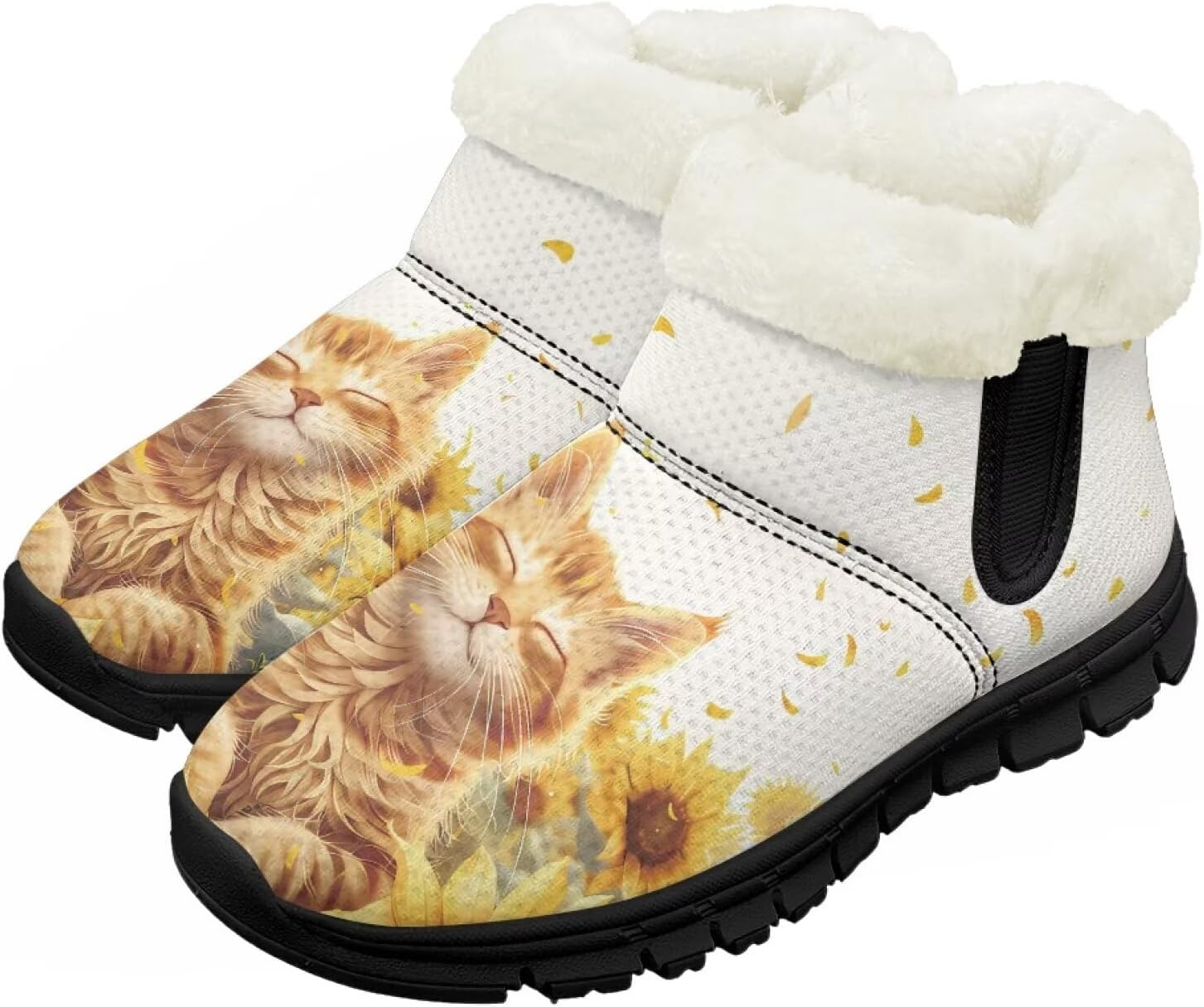 Детские зимние ботинки для девочек и мальчиков, водонепроницаемые, с противоскользящей подошвой, утепленные мехом, для улицы, зимние кроссовки для маленьких и больших детей Chririnla, Sunflower Cat
Детские зимние ботинки для девочек и мальчиков, водонепроницаемые, с противоскользящей подошвой, утепленные мехом, для улицы, зимние кроссовки для маленьких и больших детей Chririnla, Sunflower Cat