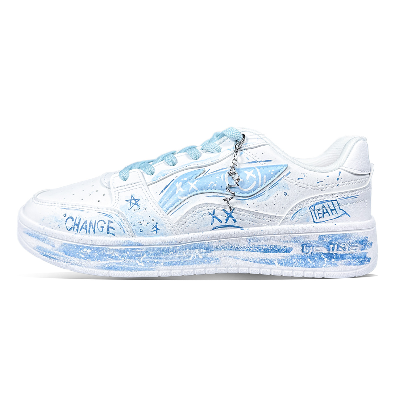 LINING Кроссовки для скейтбординга Acer Truncatum с низким верхом, амортизирующие и износостойкие, мужские, небесно-голубые
LINING Кроссовки для скейтбординга Acer Truncatum с низким верхом, амортизирующие и износостойкие, мужские, небесно-голубые