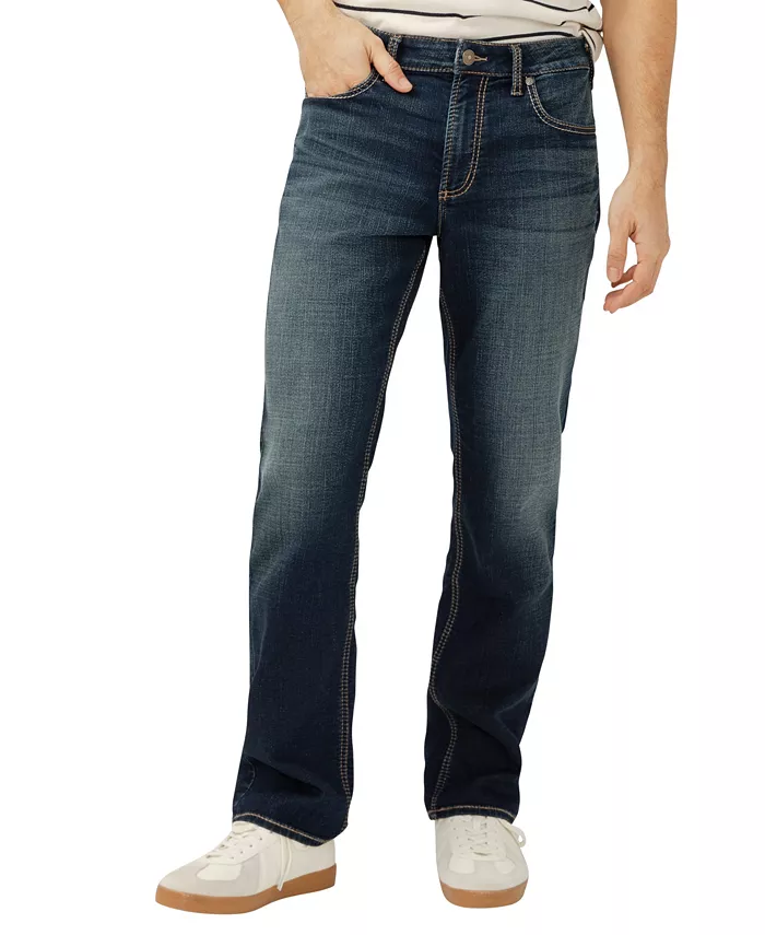 Мужские джинсы Grayson Classic Fit Straight Leg с технологией Flex Silver Jeans Co., синий
Мужские джинсы Grayson Classic Fit Straight Leg с технологией Flex Silver Jeans Co., синий