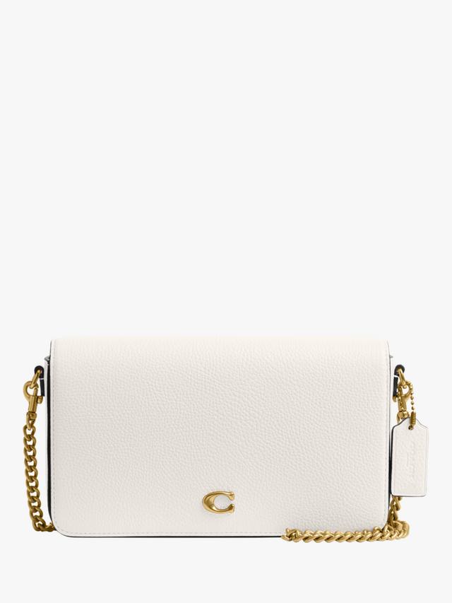 Кожаная сумка-кроссбоди Mila Coach, Off White
Кожаная сумка-кроссбоди Mila Coach, Off White