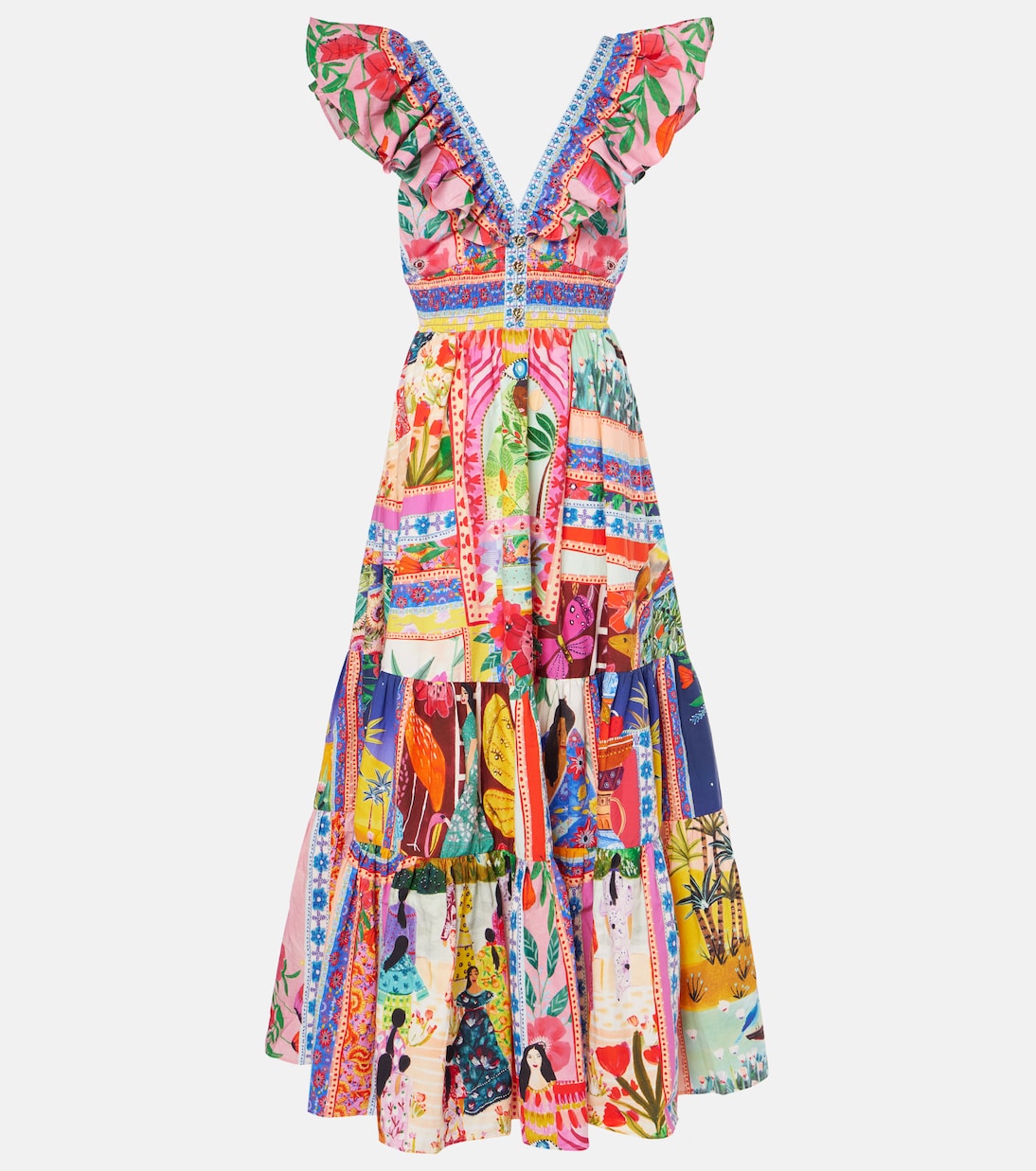 Платье макси из хлопка с декоративным вырезом Camilla, Roeqiya'S Realm
Платье макси из хлопка с декоративным вырезом Camilla, Roeqiya'S Realm