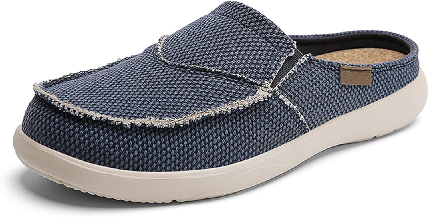 Мужские тапочки с поддержкой свода стопы, текстильные домашние тапочки для мужчин, слипоны-клог, домашняя обувь для улицы и дома с противоскользящей резиновой подошвой Abborora, синий
Мужские тапочки с поддержкой свода стопы, текстильные домашние тапочки для мужчин, слипоны-клог, домашняя обувь для улицы и дома с противоскользящей резиновой подошвой Abborora, синий