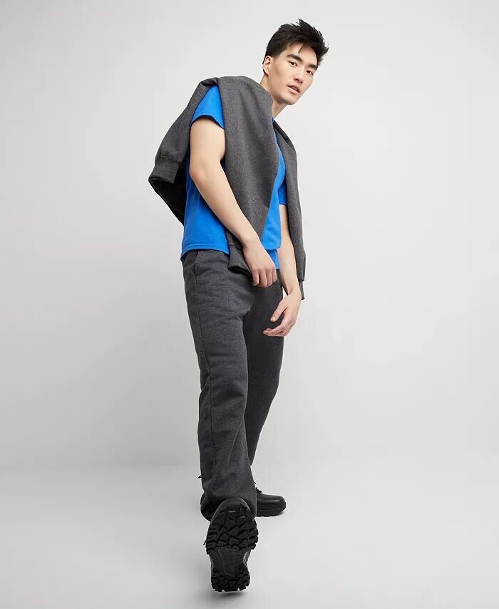 Мужские флисовые джоггеры Sport Ultimate 32 дюйма Hanes, серый 
Мужские флисовые джоггеры Sport Ultimate 32 дюйма Hanes, серый