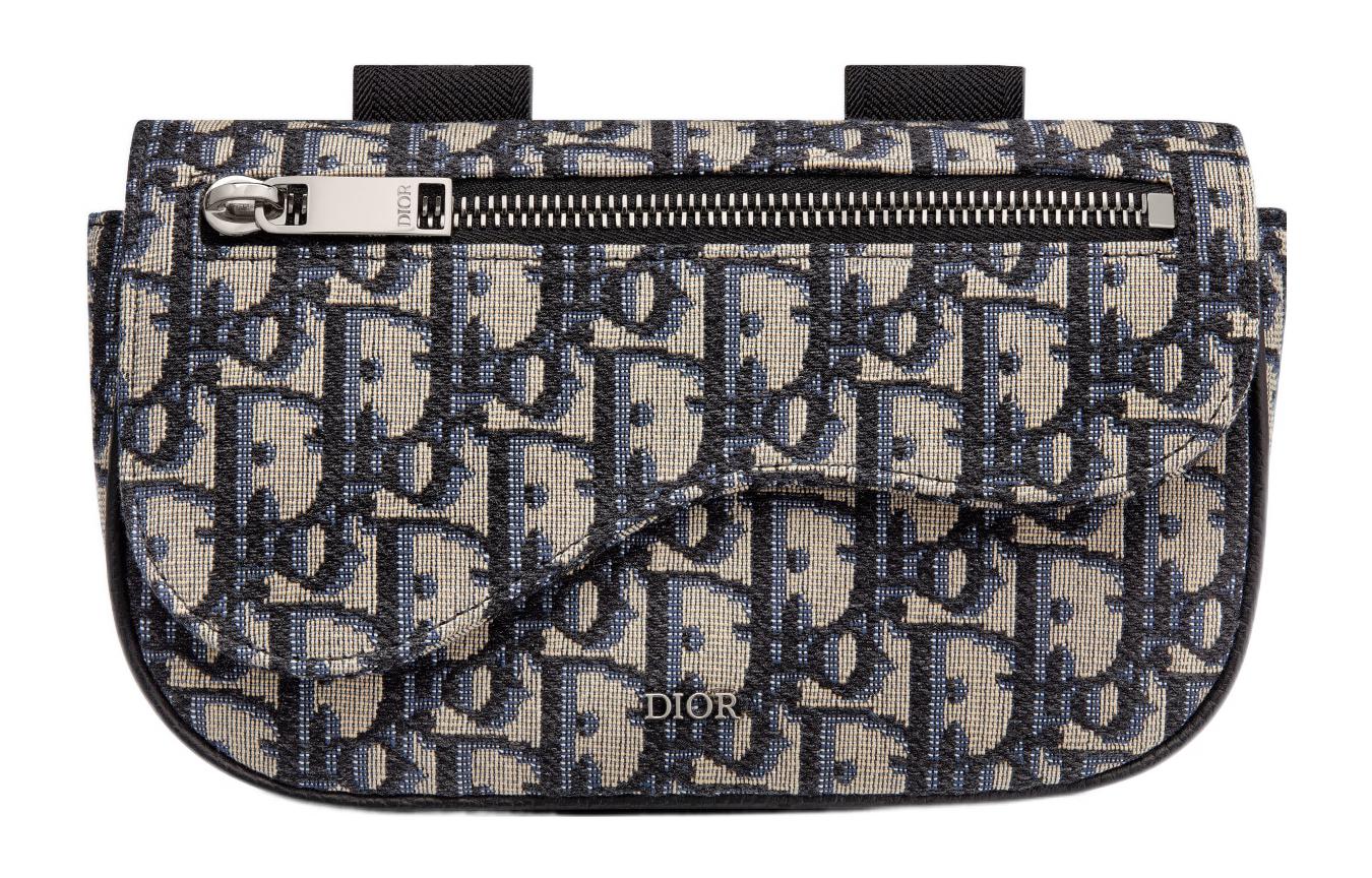 DIOR Жаккардовая тканевая сумка на запястье унисекс бежево-черная
DIOR Жаккардовая тканевая сумка на запястье унисекс бежево-черная