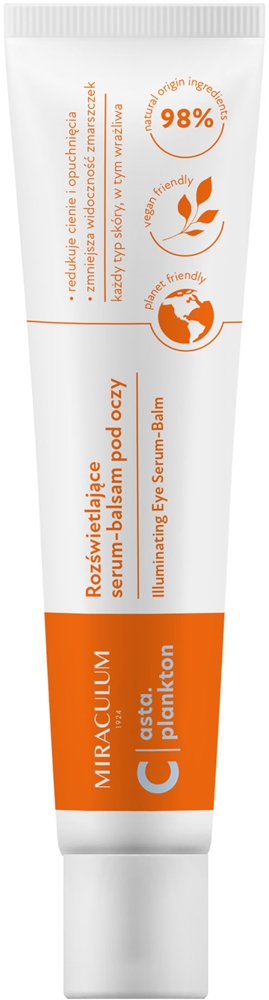 Осветляющий крем Asta Plankton C от отеков и темных кругов Miraculum, 20 мл
Осветляющий крем Asta Plankton C от отеков и темных кругов Miraculum, 20 мл