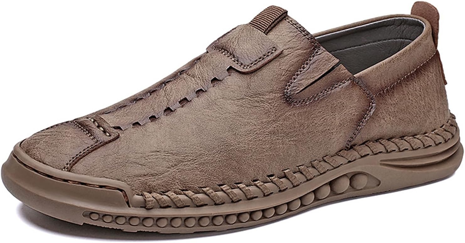 Мужские итальянские повседневные слипоны ручной работы, кожаные туфли-лоферы с мягкой подошвой, нескользящие, стильные кроссовки для улицы, вождения и прогулок Amazideal, коричневый
Мужские итальянские повседневные слипоны ручной работы, кожаные туфли-лоферы с мягкой подошвой, нескользящие, стильные кроссовки для улицы, вождения и прогулок Amazideal, коричневый