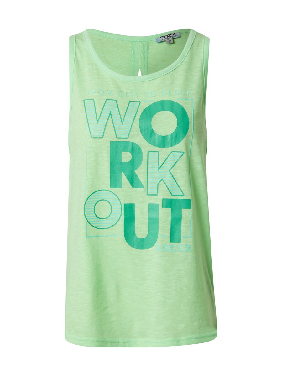 Топ Soccx, цвет Green/Grass green
Топ Soccx, цвет Green/Grass green
