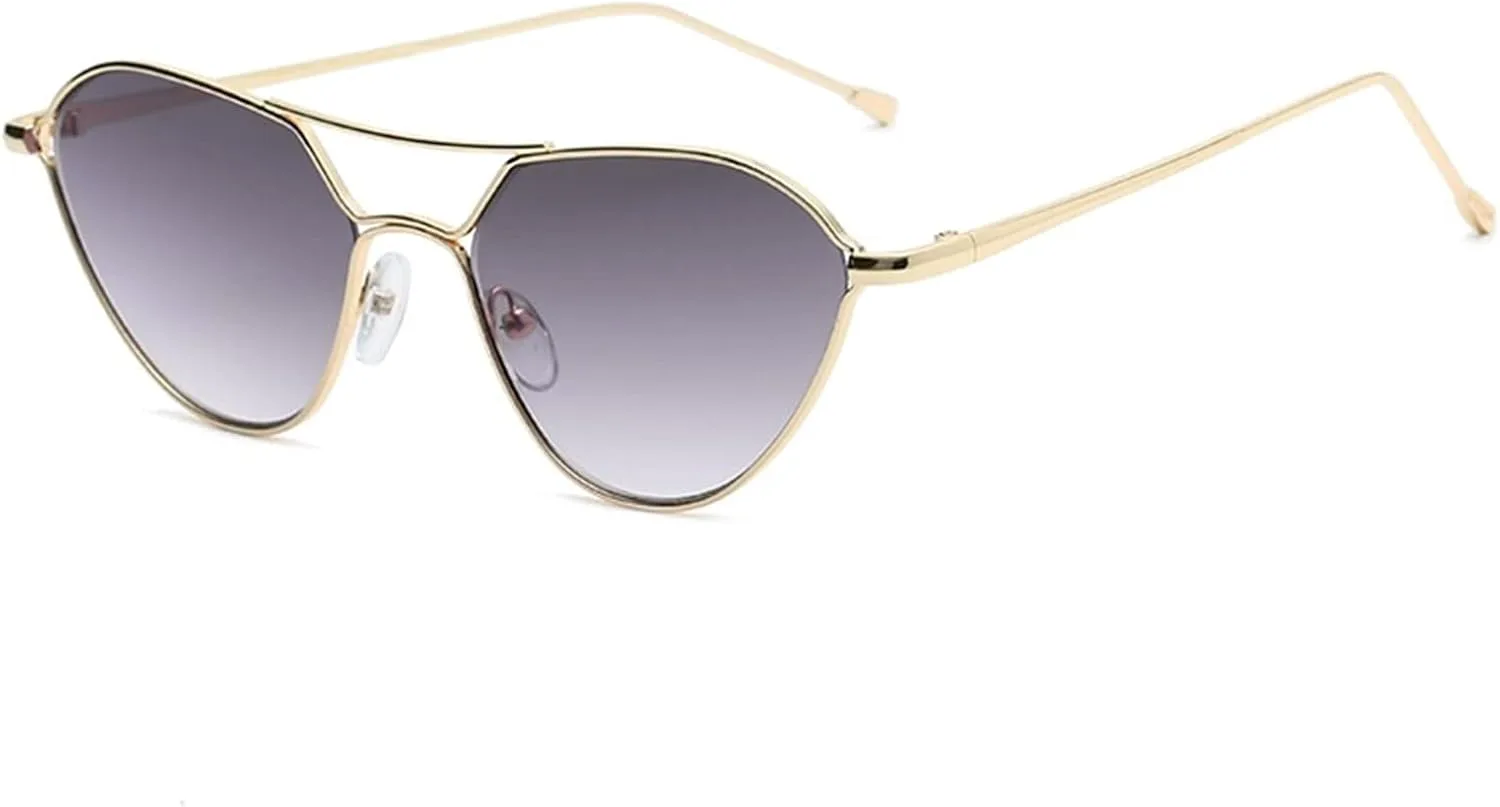 Солнцезащитные очки в форме «кошачий глаз» с металлическим оправой, маленькие, для мужчин и женщин, идеально подходят для отдыха на пляже и вождения MTZJH, B
Солнцезащитные очки в форме «кошачий глаз» с металлическим оправой, маленькие, для мужчин и женщин, идеально подходят для отдыха на пляже и вождения MTZJH, B