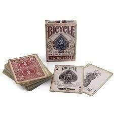 Красные винтажные карты ВЕЛОСИПЕДЫ серии 1900 года Bicycle
Красные винтажные карты ВЕЛОСИПЕДЫ серии 1900 года Bicycle