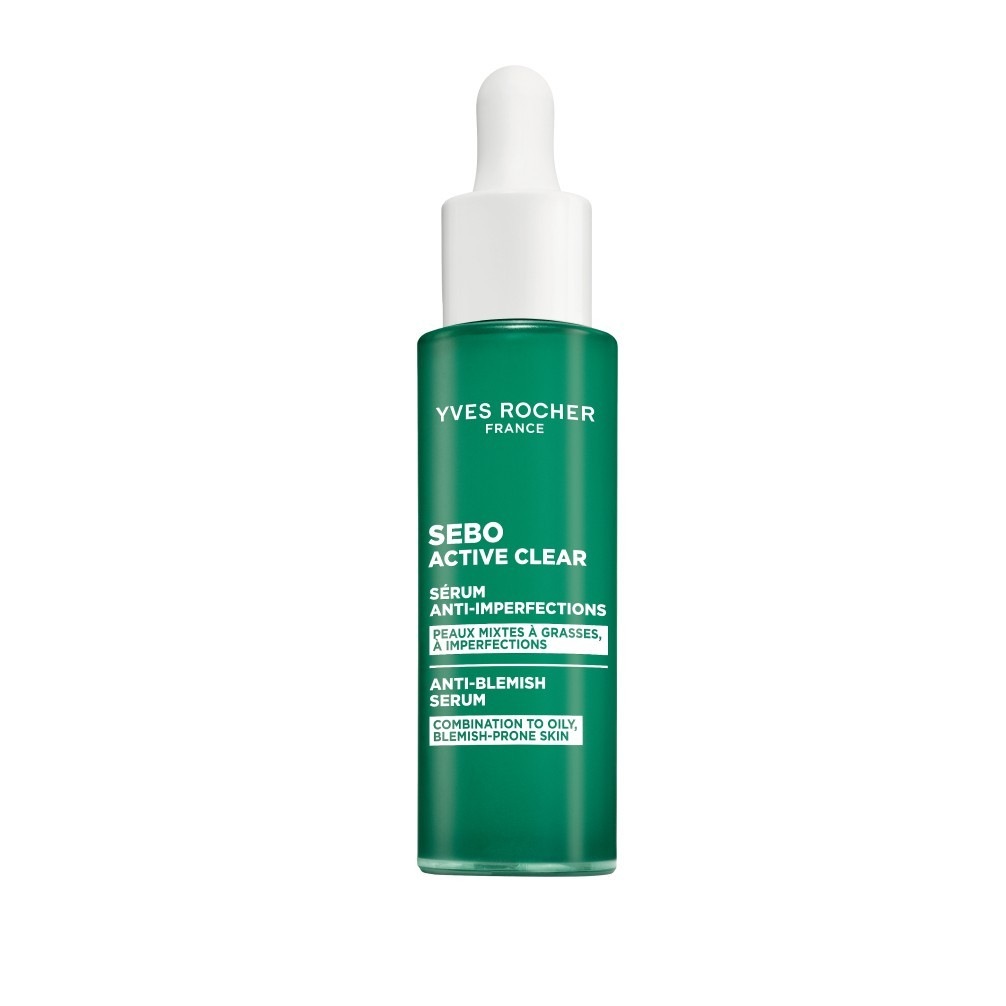 Сыворотка для лица sebo active clear anti-unreinheiten-serum Yves Rocher, объем 30 мл
Сыворотка для лица sebo active clear anti-unreinheiten-serum Yves Rocher, объем 30 мл