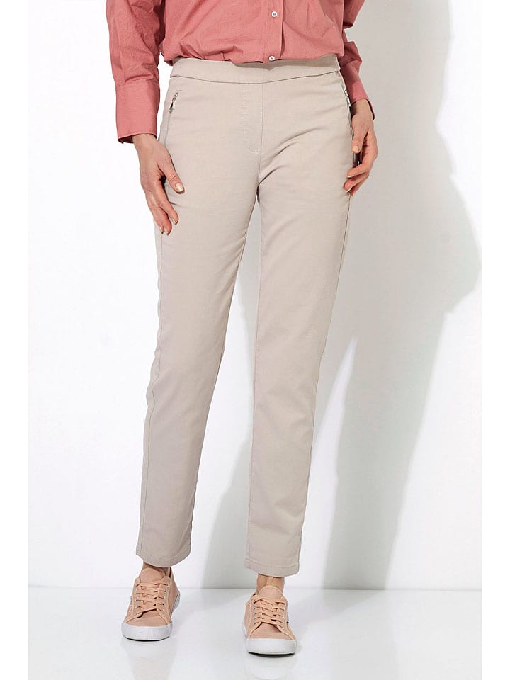 Тканевые брюки Relaxed by TONI, бежевый
Тканевые брюки Relaxed by TONI, бежевый