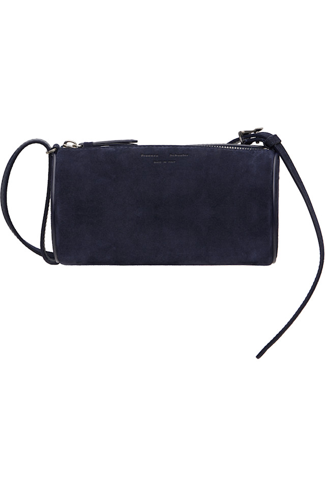 Proenza Schouler Сумка через плечо из замши цвета «сило» темно-синего цвета
Proenza Schouler Сумка через плечо из замши цвета «сило» темно-синего цвета