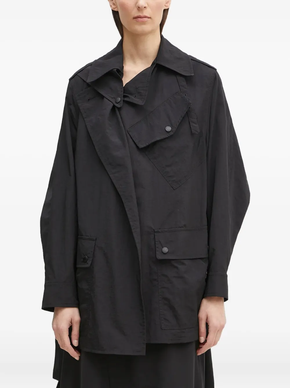 Тренчкот с поясом KENZO, черный
Тренчкот с поясом KENZO, черный