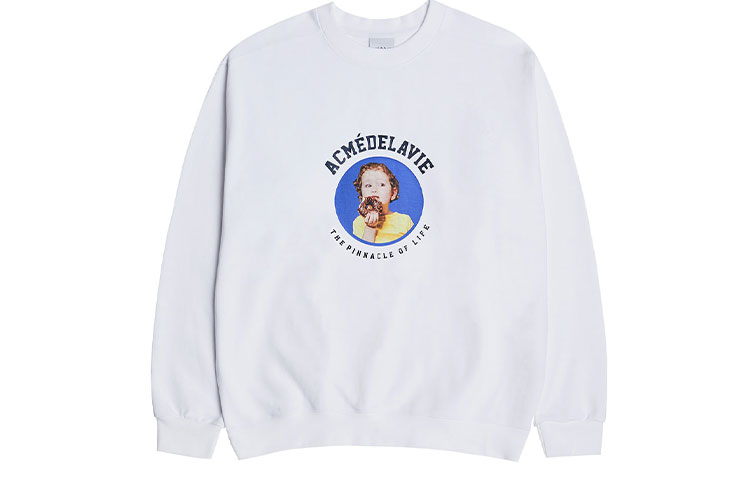 Acme De La Vie Свитшот ADLV с круглым вырезом унисекс белая
Acme De La Vie Свитшот ADLV с круглым вырезом унисекс белая