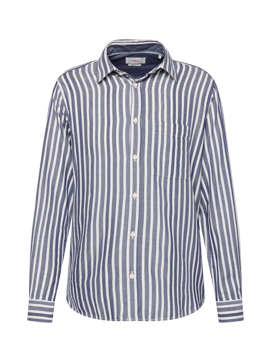 Рубашка обычного кроя на пуговицах s.Oliver, темно-синий
Рубашка обычного кроя на пуговицах s.Oliver, темно-синий