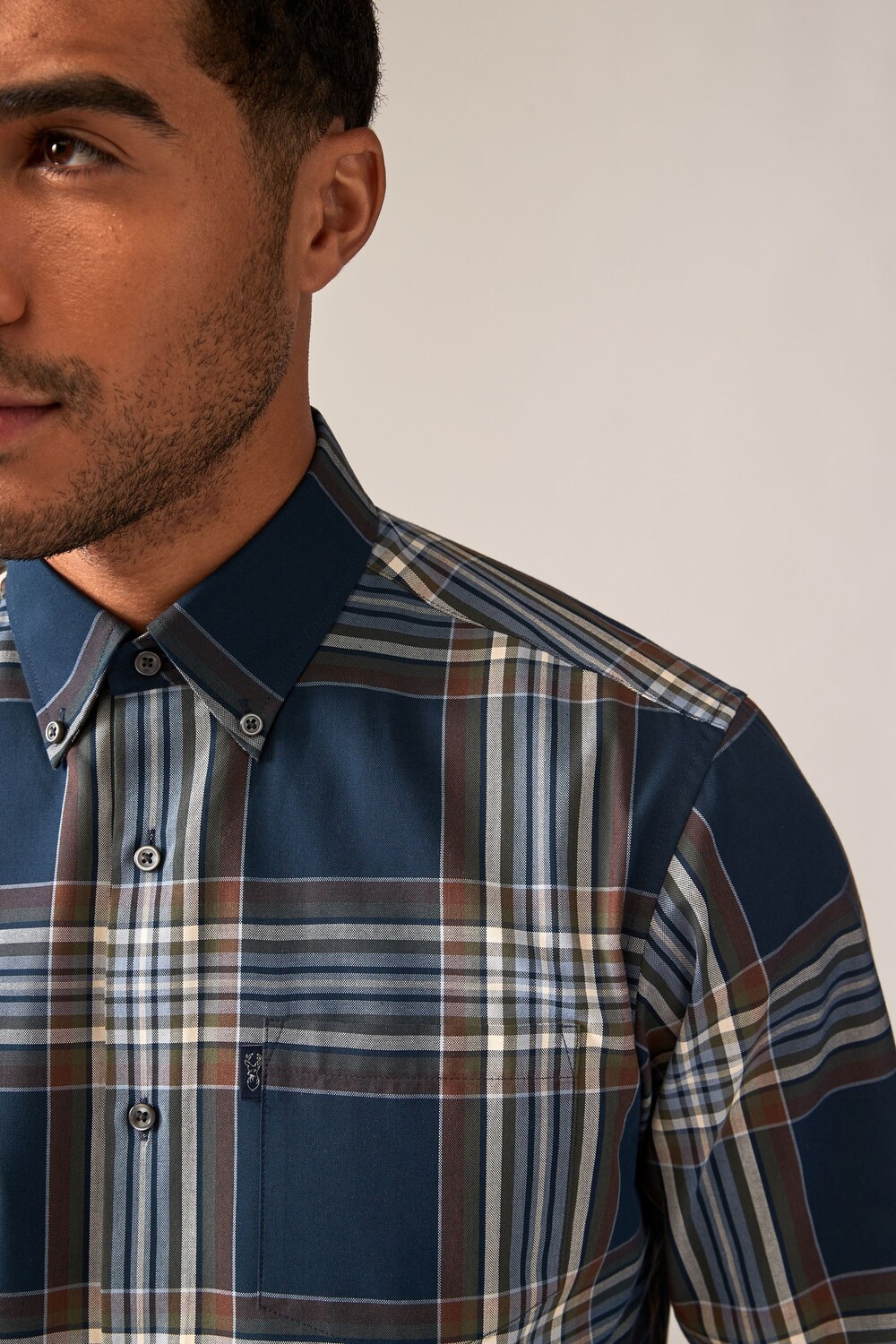 Рубашка Оксфорд на пуговицах, которую легко гладить Next, синий
Рубашка Оксфорд на пуговицах, которую легко гладить Next, синий