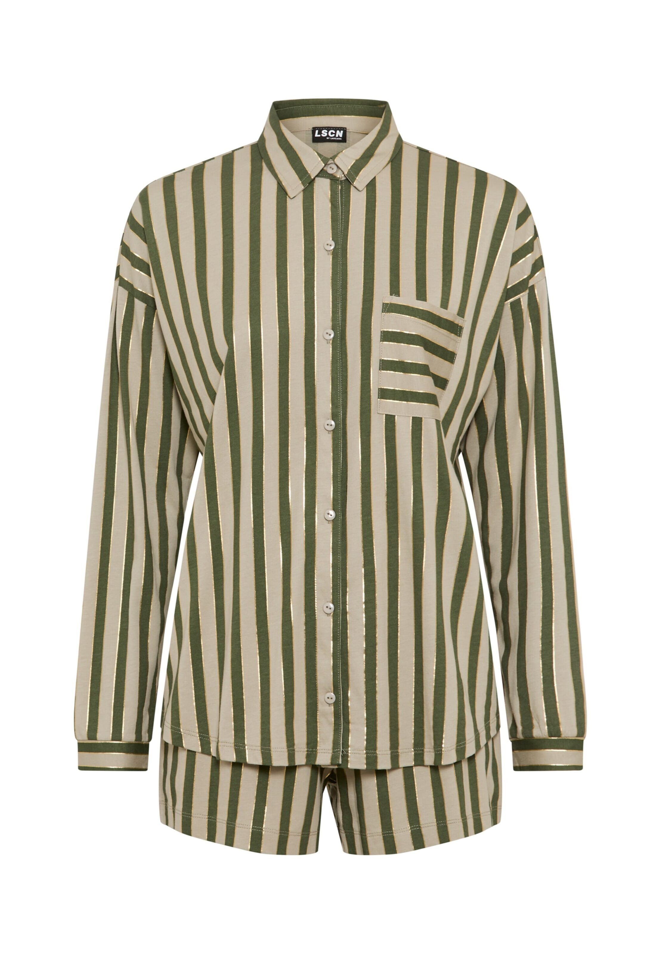 LSCN by LASCANA Короткий пижамный комплект в пастельно-зеленом, темно-зеленом
LSCN by LASCANA Короткий пижамный комплект в пастельно-зеленом, темно-зеленом