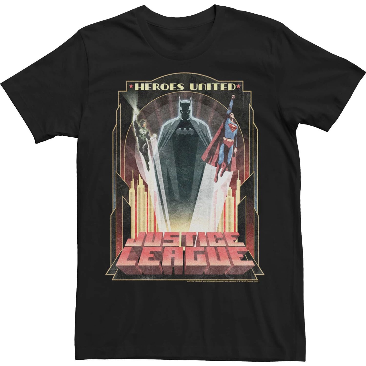 Мужская футболка с плакатом League League Heroes United Licensed Character
Мужская футболка с плакатом League League Heroes United Licensed Character