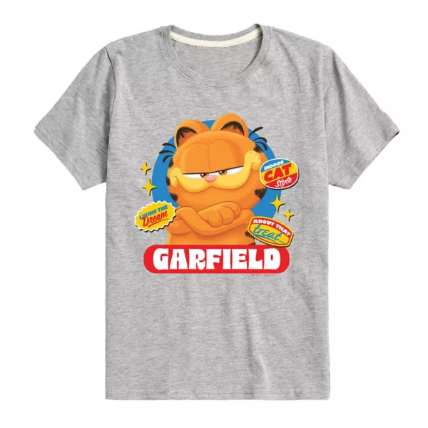 Футболка с наклейками из фильма «Гарфилд» для мальчиков 8–20 лет Licensed Character, серый
Футболка с наклейками из фильма «Гарфилд» для мальчиков 8–20 лет Licensed Character, серый