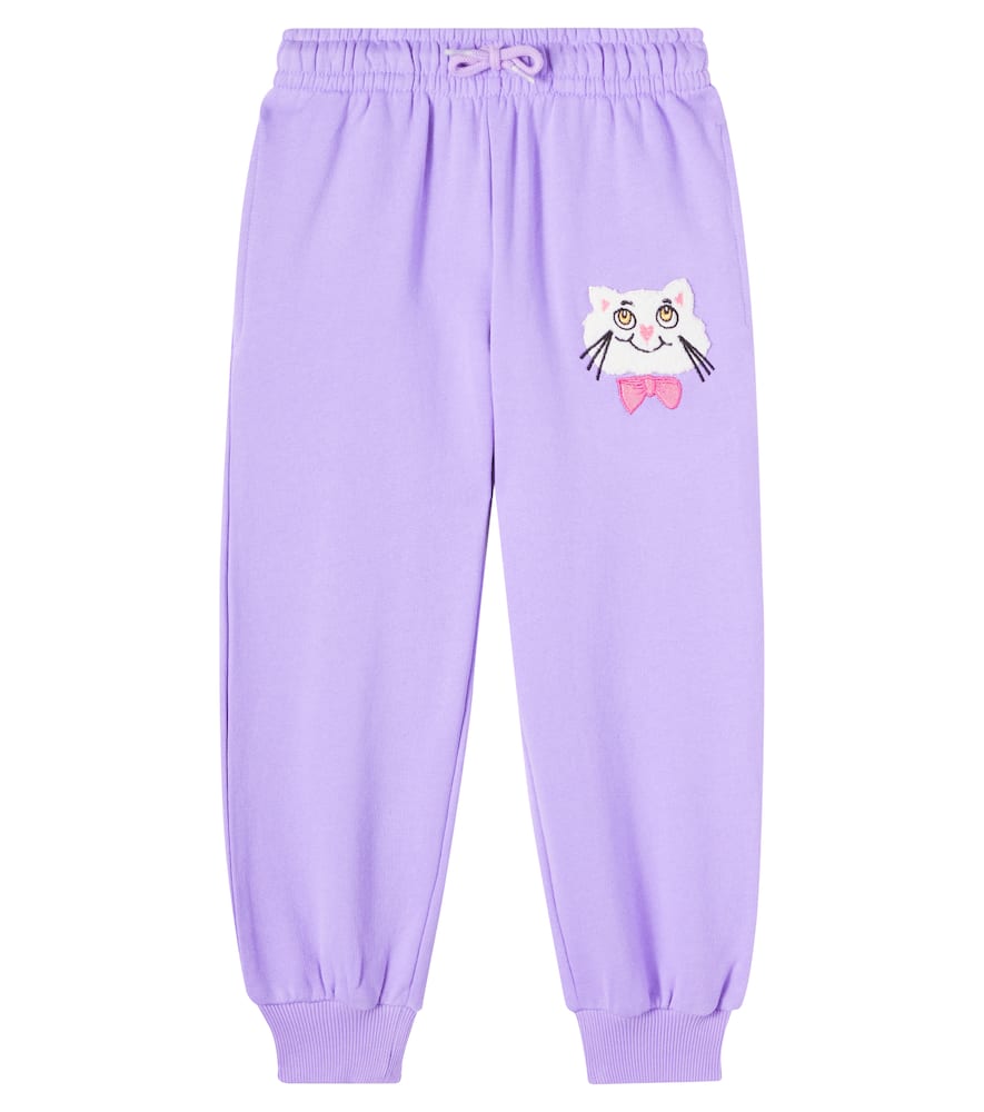 Хлопковые брюки с аппликацией Mini Rodini, Purple
Хлопковые брюки с аппликацией Mini Rodini, Purple