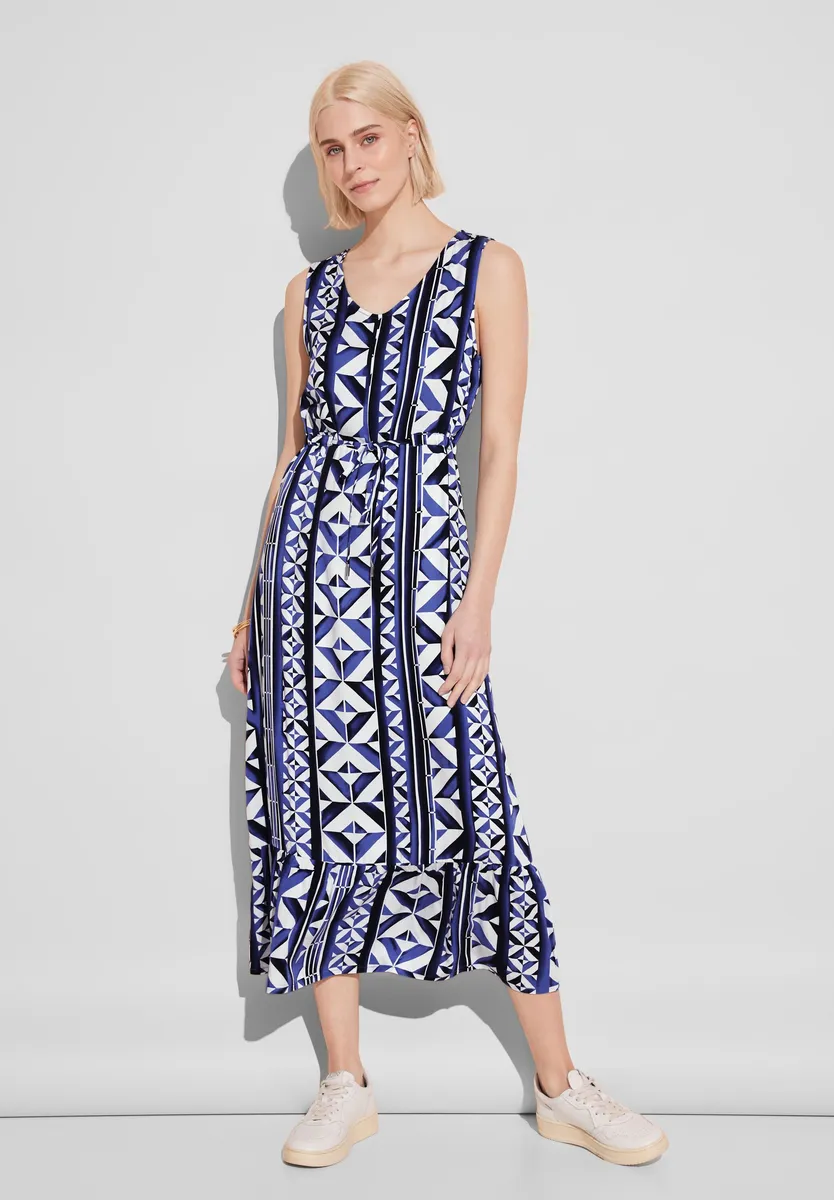 Платье макси STREET ONE с кулиской на талии, синий
Платье макси STREET ONE с кулиской на талии, синий