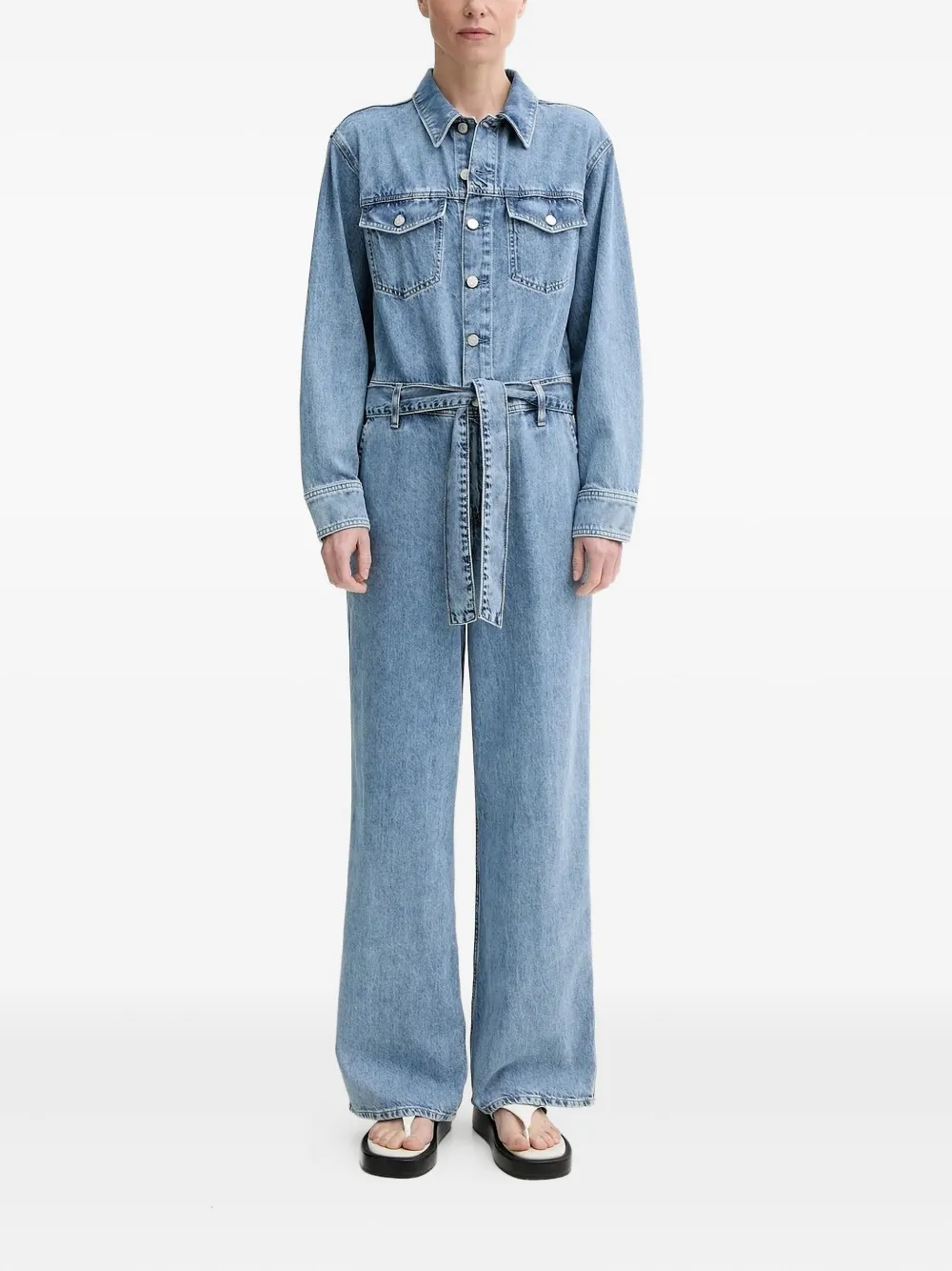 Комбинезон с поясом и застежкой на пуговицы Marc O'Polo, синий
Комбинезон с поясом и застежкой на пуговицы Marc O'Polo, синий