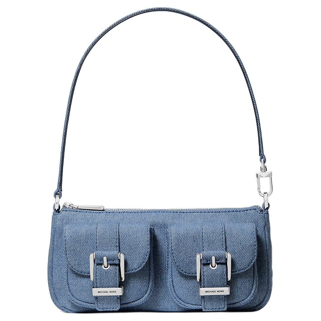 MICHAEL KORS Хлопковая сумка маленькая женская джинсовая синяя
MICHAEL KORS Хлопковая сумка маленькая женская джинсовая синяя