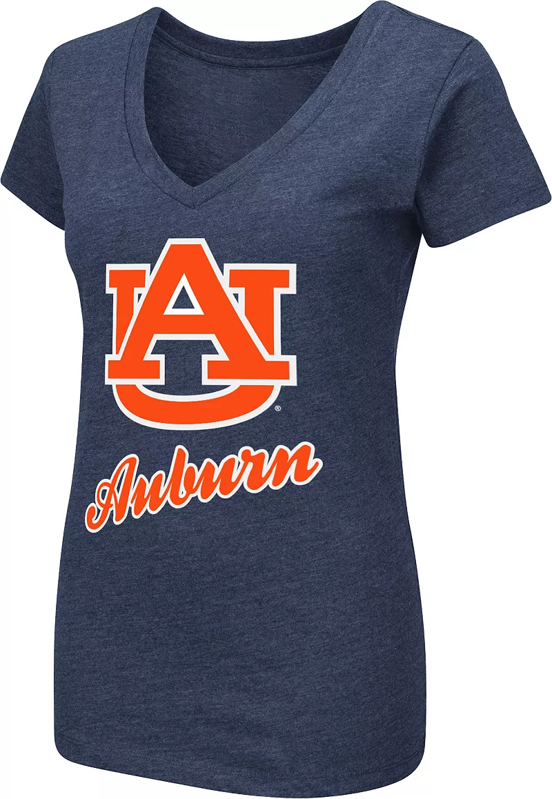 Женская темно-рыжая футболка двойного цвета с v-образным вырезом Colosseum Auburn Tigers
Женская темно-рыжая футболка двойного цвета с v-образным вырезом Colosseum Auburn Tigers