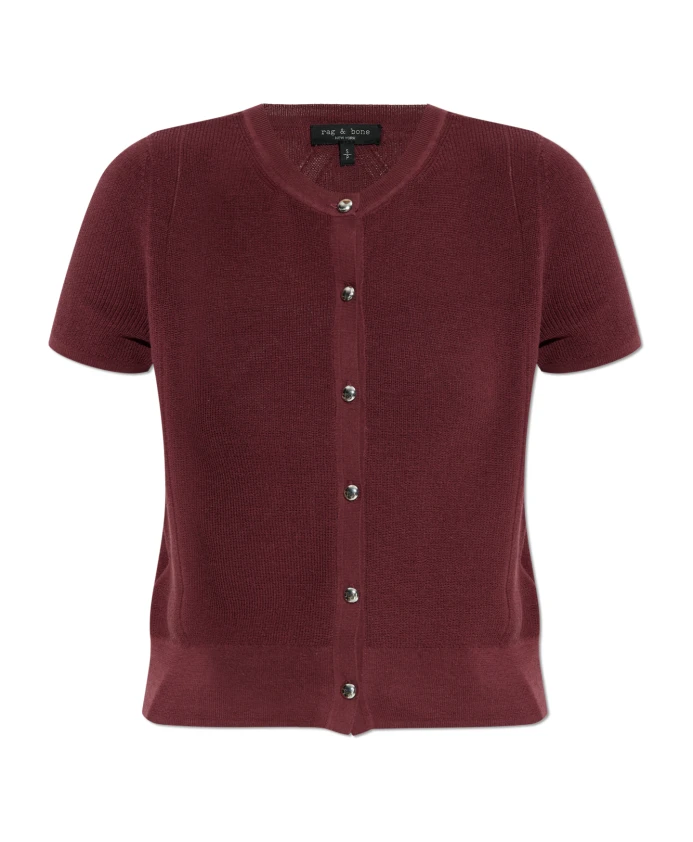 Кардиган с короткими рукавами Rag & Bone, красный
Кардиган с короткими рукавами Rag & Bone, красный