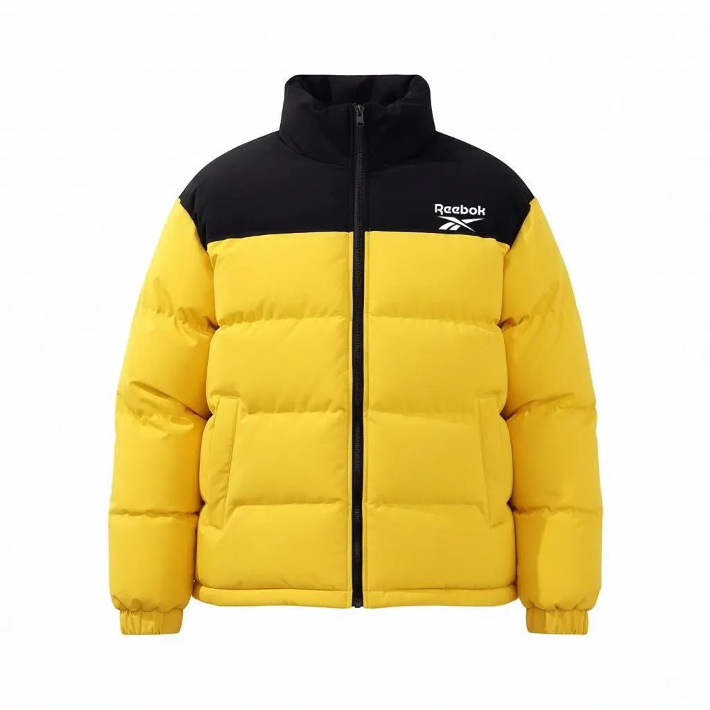 Пуховик Unisex с воротником стойкой, утепленный стеганый пуховик Reebok, bright желтый
Пуховик Unisex с воротником стойкой, утепленный стеганый пуховик Reebok, bright желтый