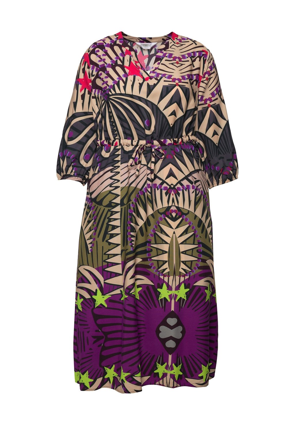 Повседневное платье MIX OF PATTERNS DRAWSTRING WAIST 3/4 SLEEVES Angel of Style, темно-фиолетовый
Повседневное платье MIX OF PATTERNS DRAWSTRING WAIST 3/4 SLEEVES Angel of Style, темно-фиолетовый