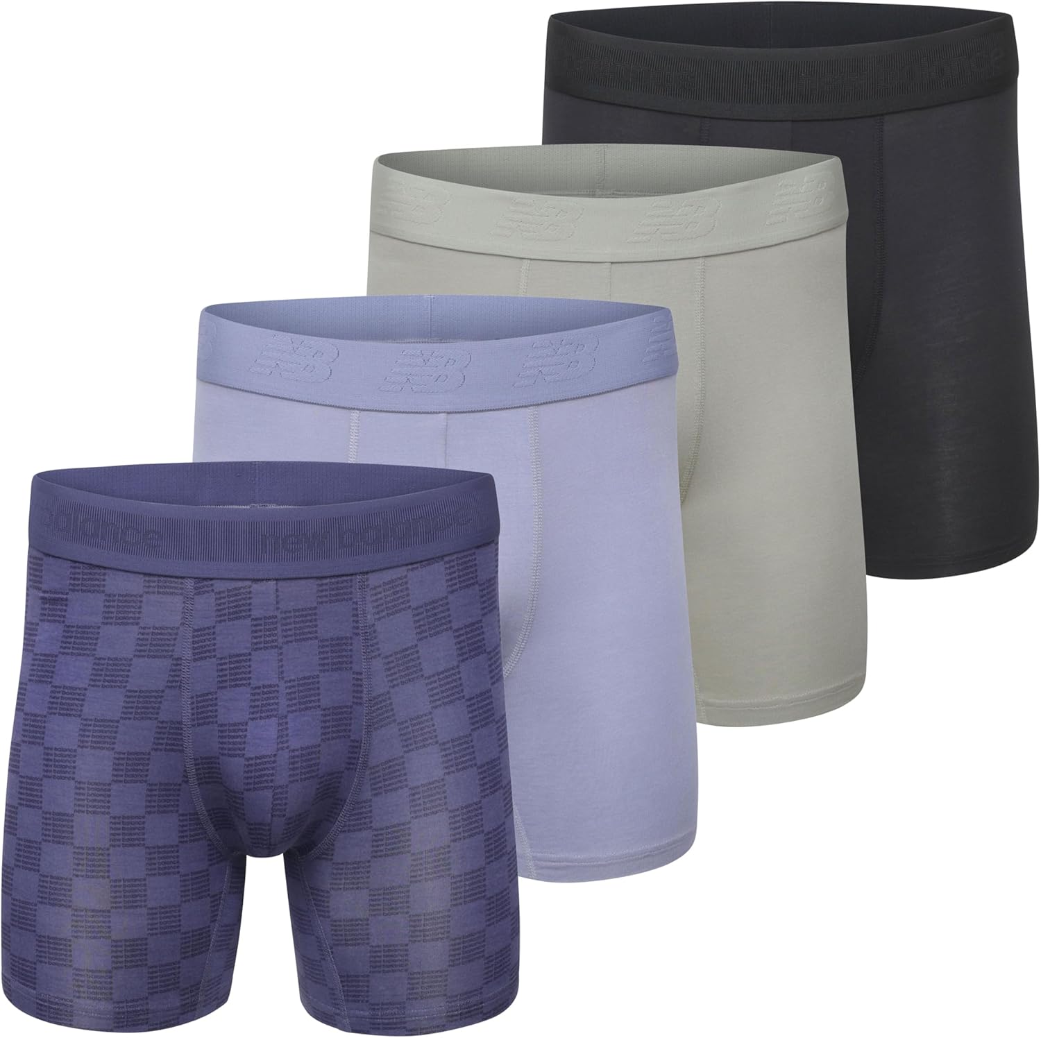 Мужские ультрагладкие боксеры New Balance из микрофибры, легкие, дышащие, спортивные (4 пары), Dusk Shower/Dream State/Olivine/Black
Мужские ультрагладкие боксеры New Balance из микрофибры, легкие, дышащие, спортивные (4 пары), Dusk Shower/Dream State/Olivine/Black