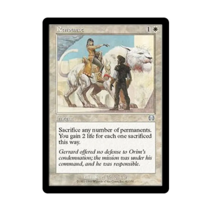 CCG Отречься (U), MTG - Mercadian Masques
CCG Отречься (U), MTG - Mercadian Masques