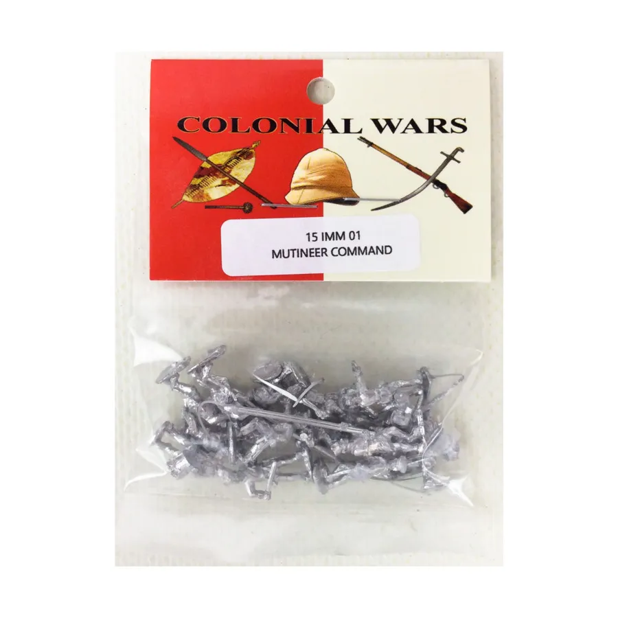 Команда мятежников, Colonial Wars - Indian Mutiny - Mutineers (15mm) (Blue Moon)
Команда мятежников, Colonial Wars - Indian Mutiny - Mutineers (15mm) (Blue Moon)