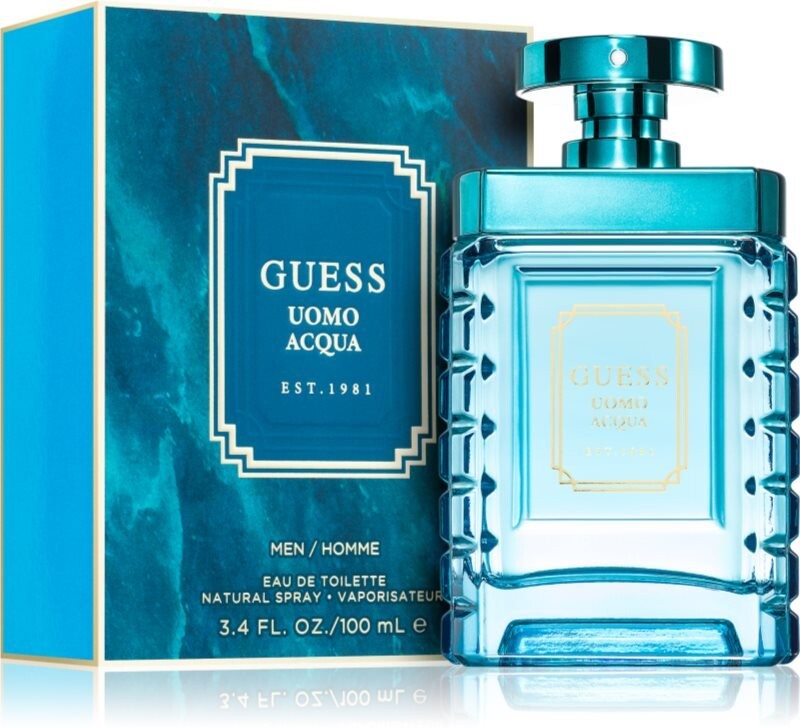 Guess, Uomo Acqua, туалетная вода, 100 мл 
Guess, Uomo Acqua, туалетная вода, 100 мл