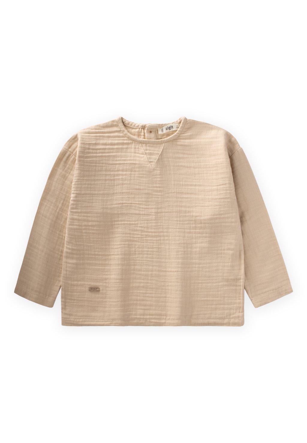 Футболка с длинным рукавом Cigit, бежевый
Футболка с длинным рукавом Cigit, бежевый