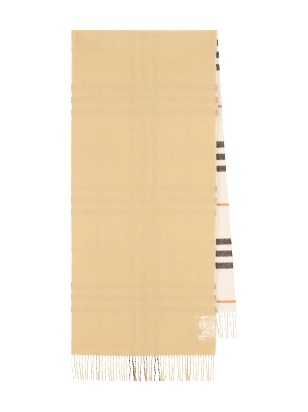 Шарф в клетку с бахромой Burberry, нейтральный
Шарф в клетку с бахромой Burberry, нейтральный