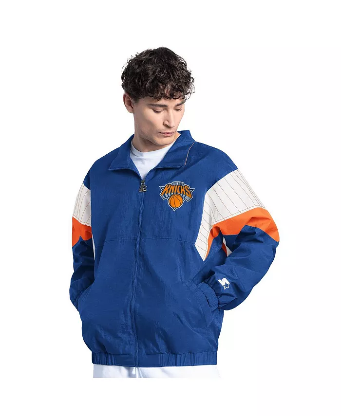 Мужская синяя куртка New York Knicks Yard Line с полной молнией Starter
Мужская синяя куртка New York Knicks Yard Line с полной молнией Starter
