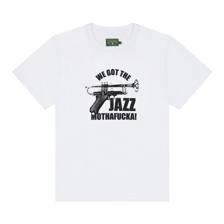 Футболка Denim Tears St. Albans Jazz Tee, белый
Футболка Denim Tears St. Albans Jazz Tee, белый