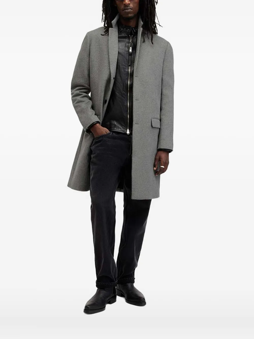 Пальто Hal AllSaints, серый
Пальто Hal AllSaints, серый