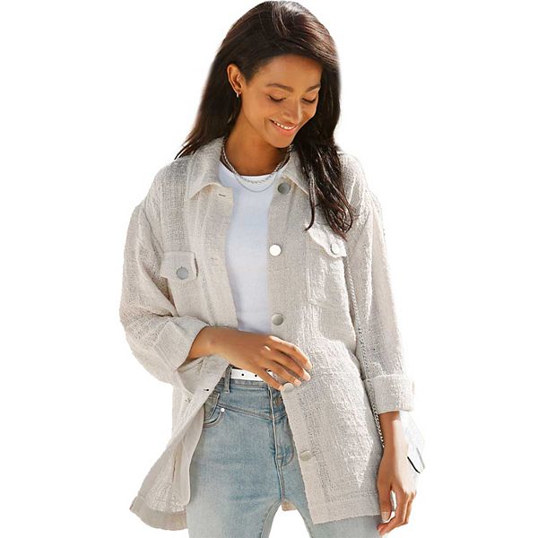 Женская куртка-рубашка из букле Lascana
Женская куртка-рубашка из букле Lascana